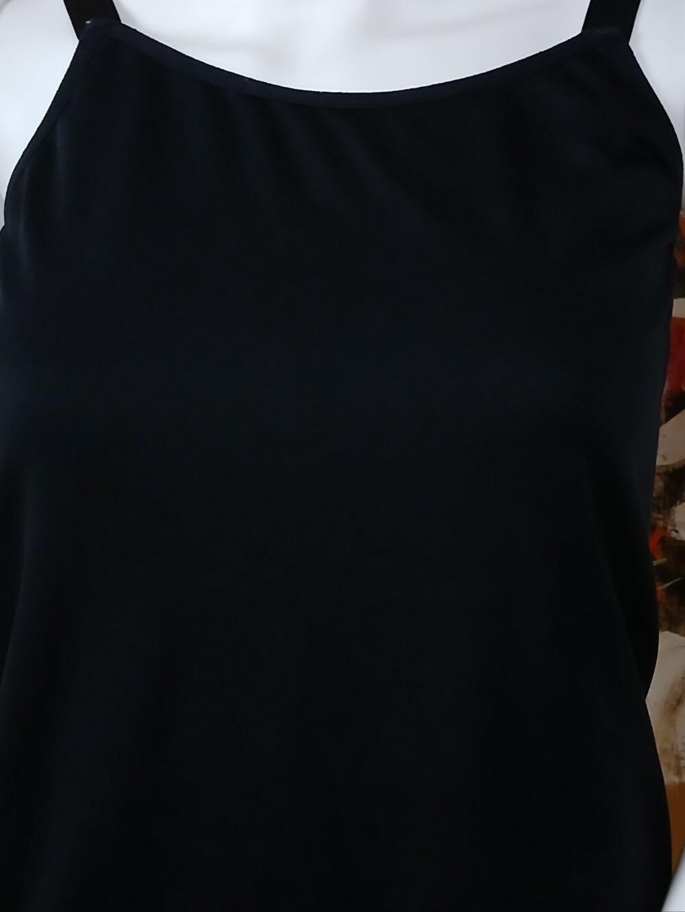 Classic Black Camisole Top with Adjustable Straps